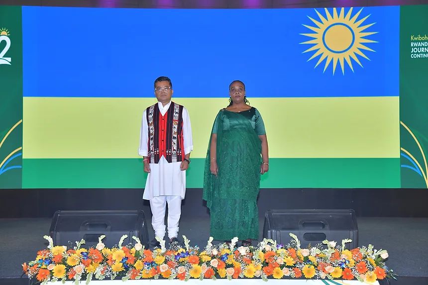 H.E. Jacqueline Mukangira Also&nbsp;reaffirmed Rwanda's commitment to expanding cooperation with India in many strategic sectors&nbsp;