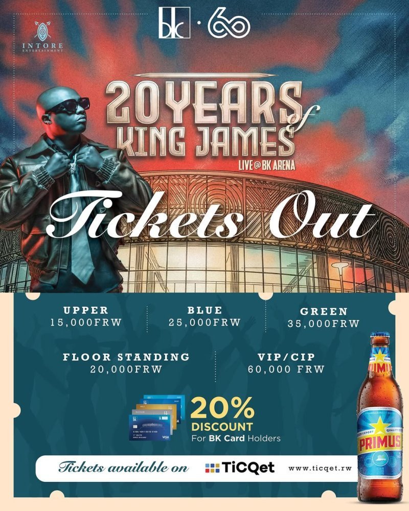 This concert “20 Years of King James,” is scheduled to take place on August 1, 2026, at BK Arena.