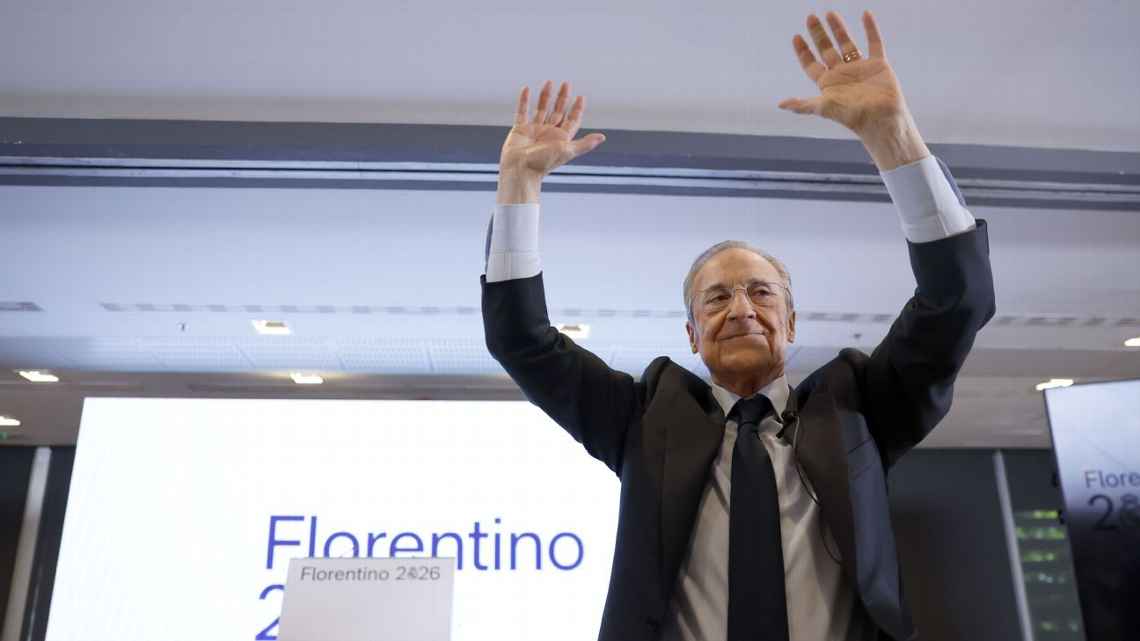 Florentino Pérez has been re-elected as Real Madrid presidentza&nbsp;