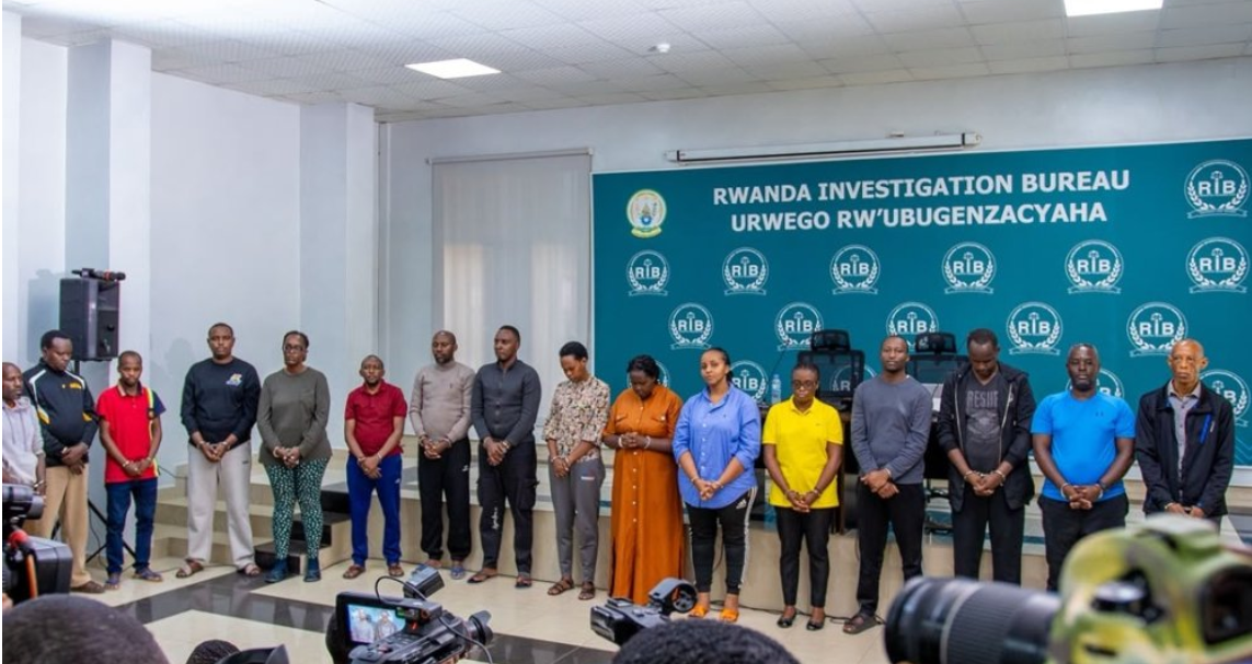Rwanda Investigation Bureau (RIB) arrested Prof. Emile Bienvenu with RFDA's works, RSB workers, and some executives' secretaries of cells and sectors.