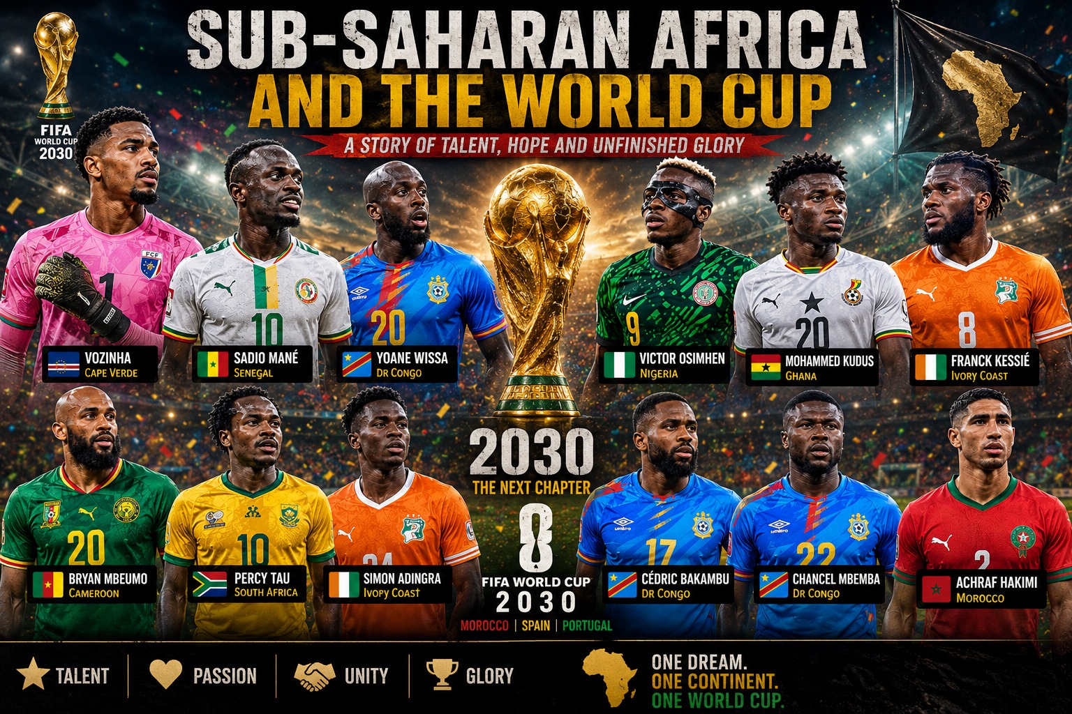 Why Has Sub-Saharan Africa, Despite Producing Some of the World's Greatest Footballers, Never Produced a FIFA World Cup Champion?